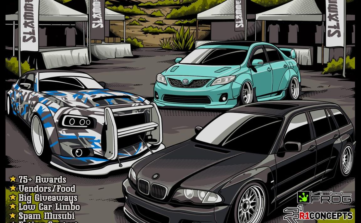 Slammed Dynasty Hard Parked Nights partial flyer June 2026